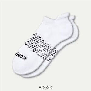 🆕 BOMBAS Men’s Large Solid White Ankle Sock